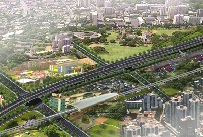 上海市內(nèi)環(huán)線浦東段快速化改造工程7標