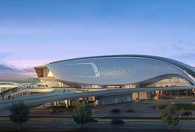 寧波奧體中心項(xiàng)目游泳館、體育館、綜合訓(xùn)練館幕墻（含金屬屋面）工程施工