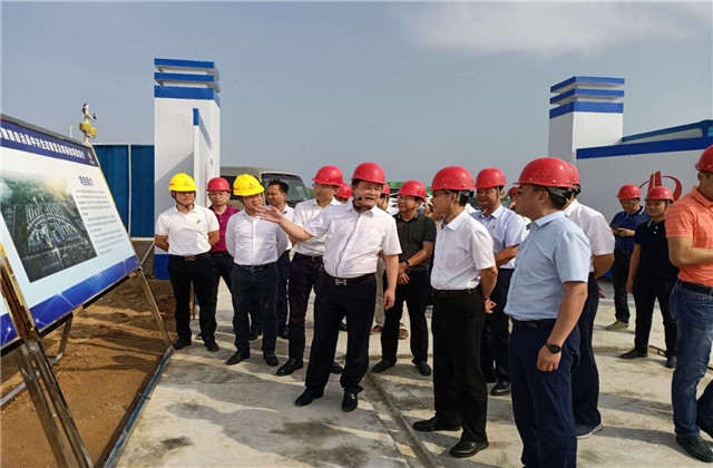 海南省副省長沈丹陽到中天海南項目指導(dǎo)工作