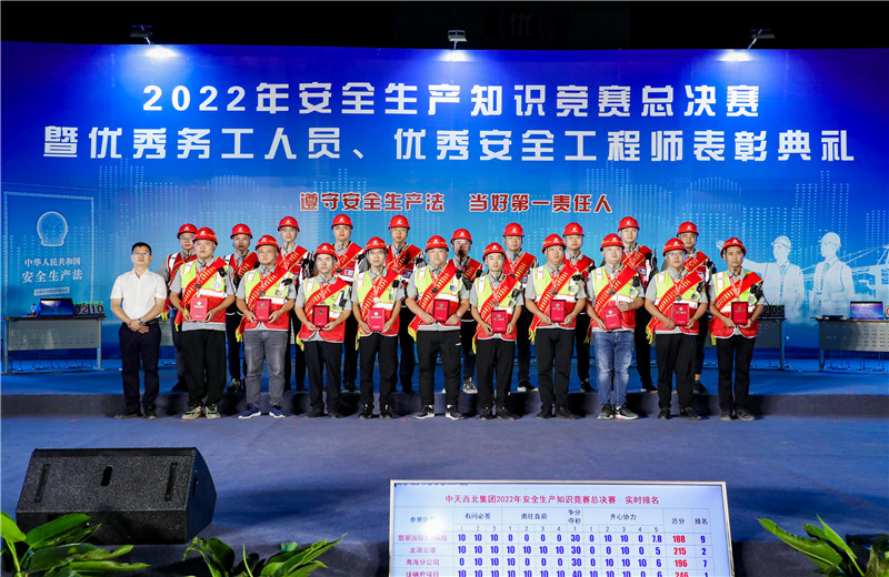 2022年6月30日，中天西北集團(tuán)舉行2022年安全知識競賽總決賽暨優(yōu)秀務(wù)工人員、優(yōu)秀安全工程師表彰典禮。