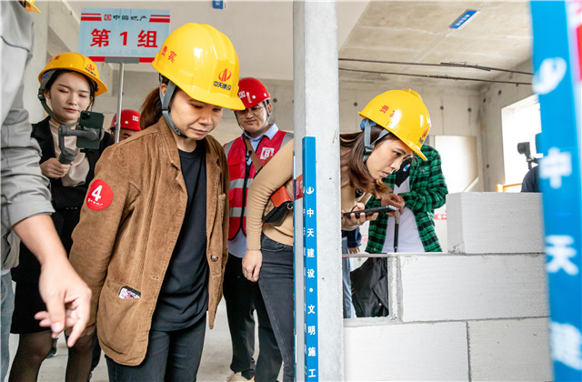 中天八建南寧中海湖上景明項(xiàng)目舉辦工地開(kāi)放日